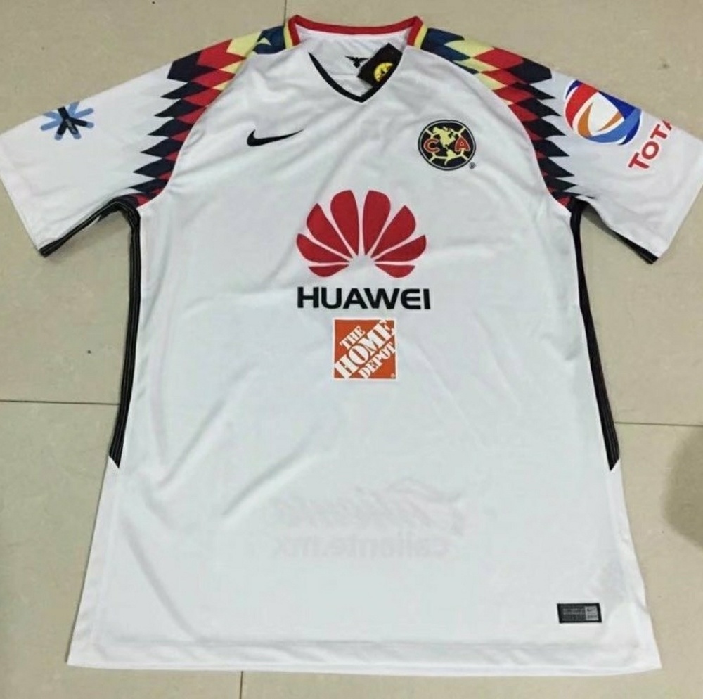 America Soccer Jersey White 2018 Season